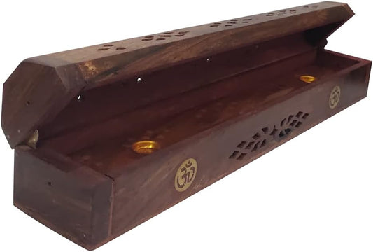 Incense Burner Holder Box Storage for Sticks Cones Ash Catcher Style #3